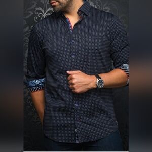 Au Noir Shirt Parini Black Royal Siz S